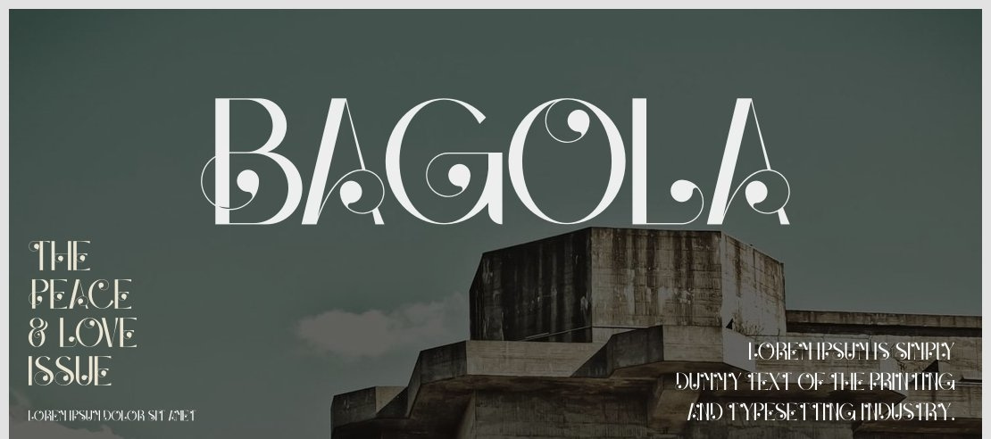 Bagola Font