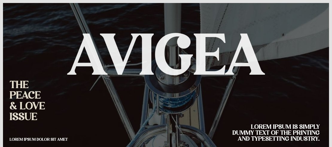 Avigea Font