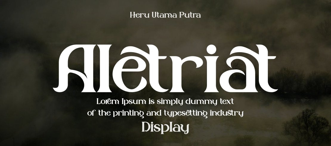 Aletriat Font