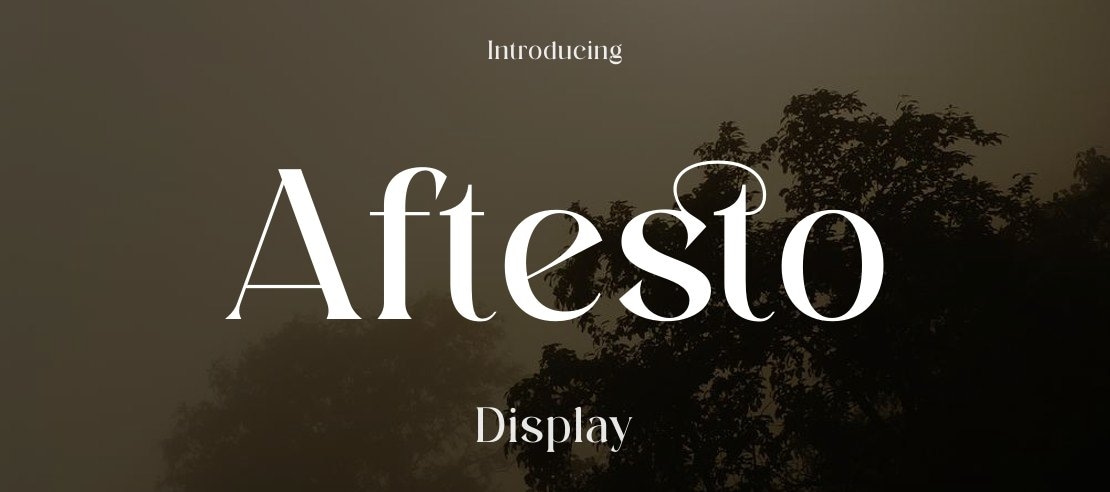 Aftesto Font