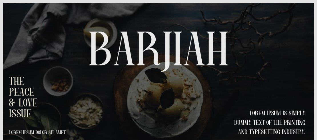 Barjiah Font