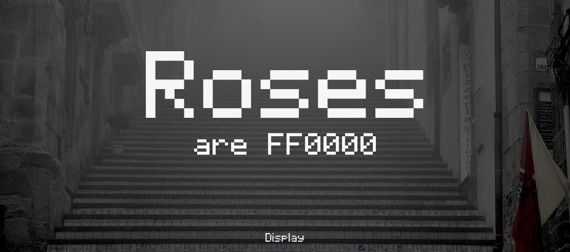 Roses are FF0000 Font