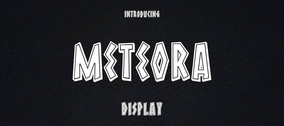 Meteora Font Family