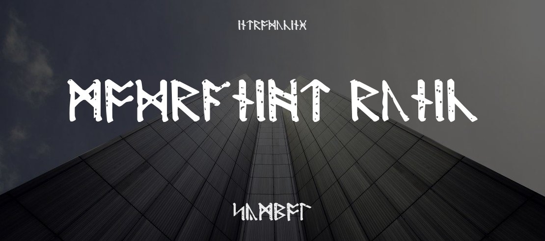 Modraniht Runic Font