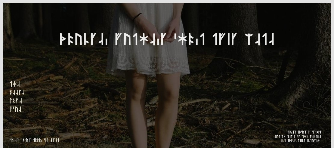 Younger Futhark Short Twig Made Font