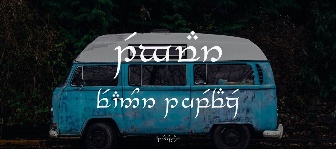 Tengwar Feanor Font