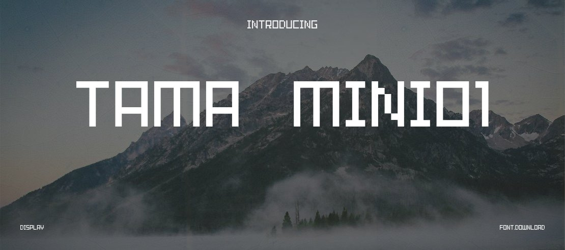 Tama Mini01 Font