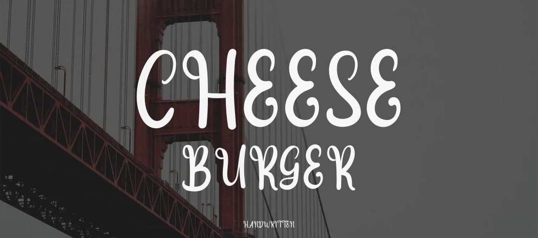 Cheese Burger Font