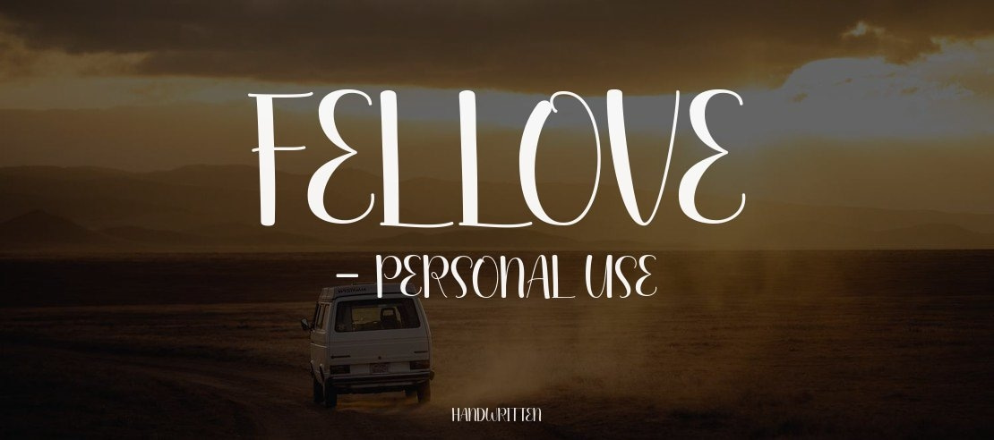 Fellove - Personal use Font