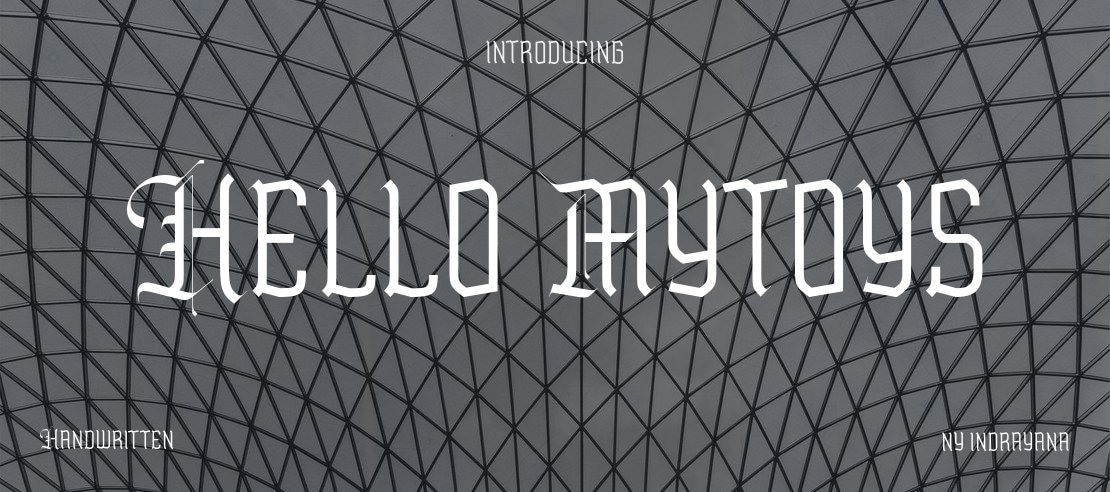 Hello Mytoys Font