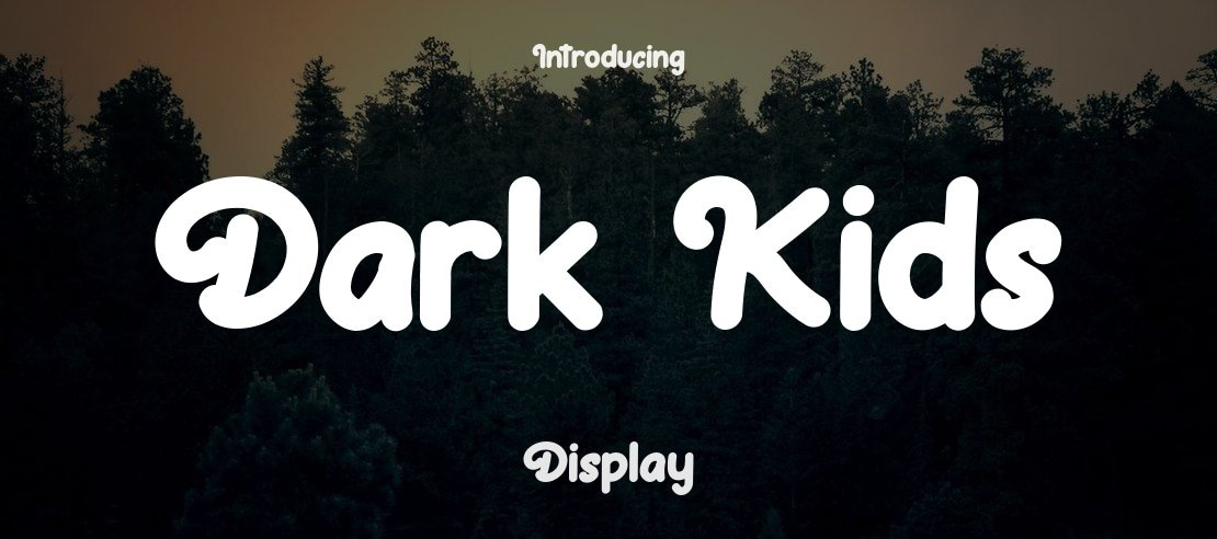 Dark Kids Font