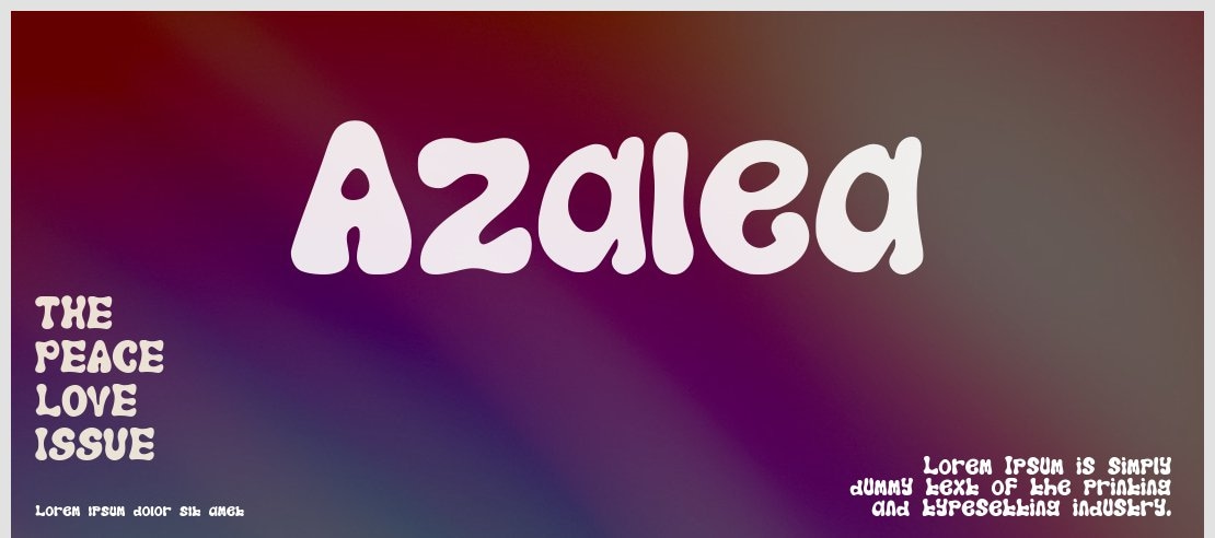 Azalea Font