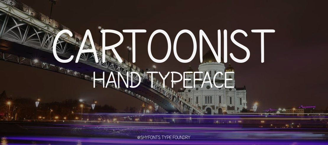 Cartoonist Hand Font Family