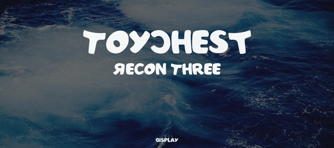 ToyChest Recon Three Font