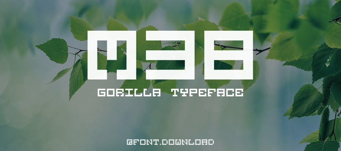 M38 Gorilla Font