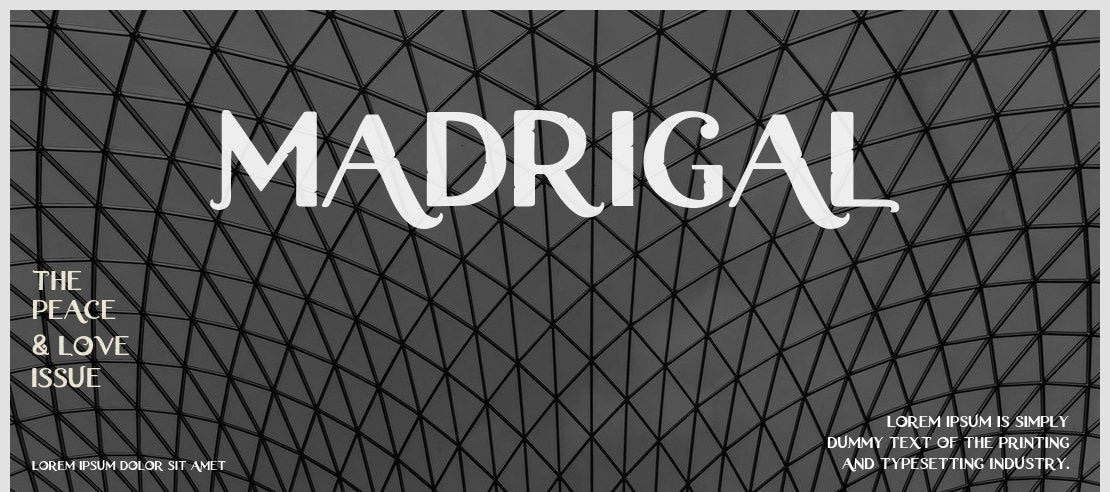 Madrigal Font