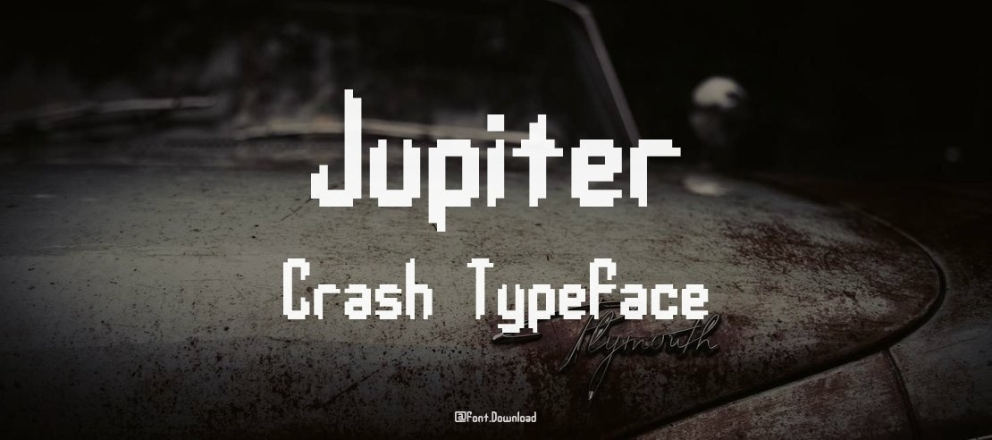 Jupiter Crash Font