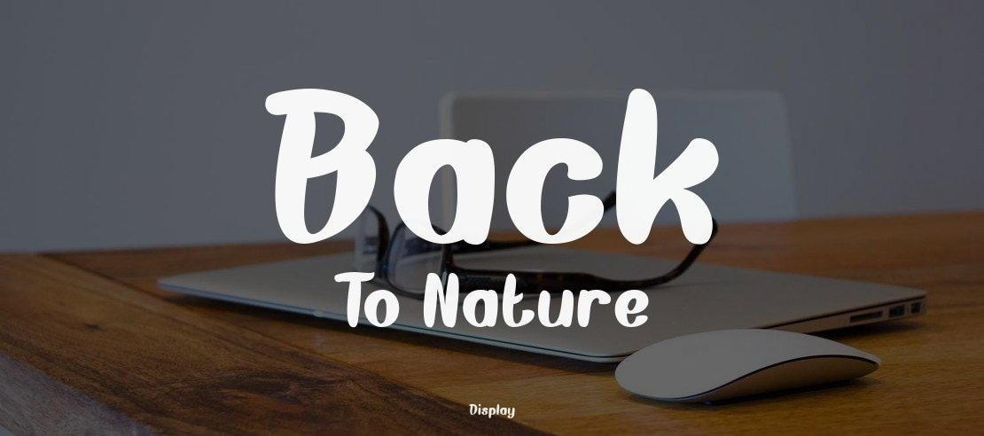 Back To Nature Font Family