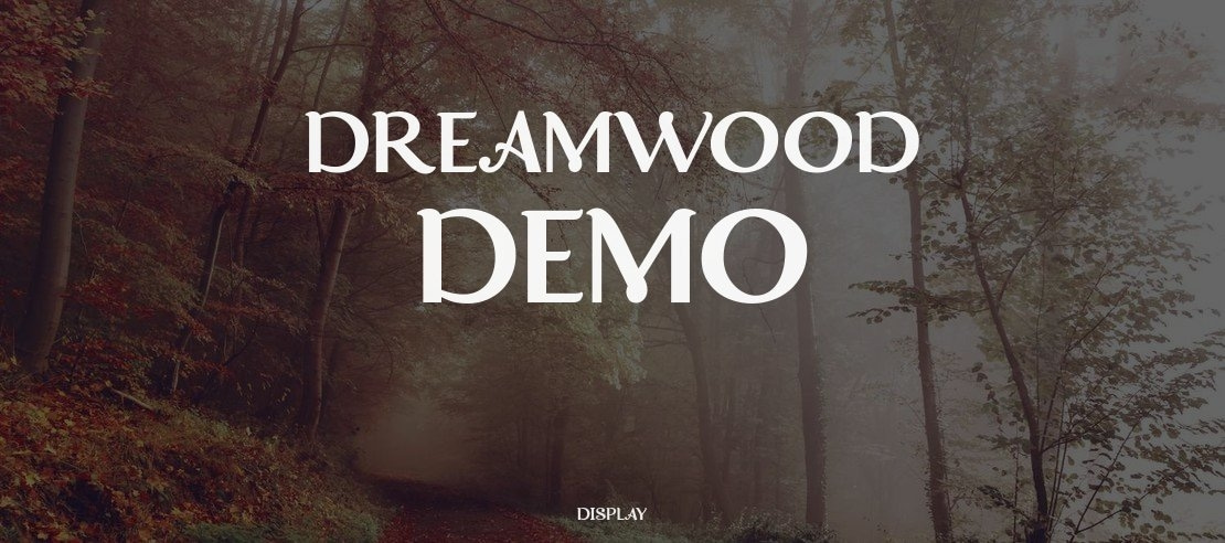 Dreamwood DEMO Font