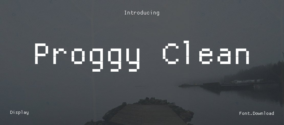 Proggy Clean Font Family