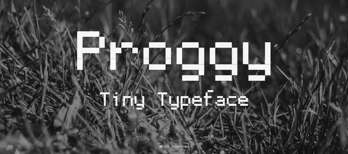 Proggy Tiny Font Family