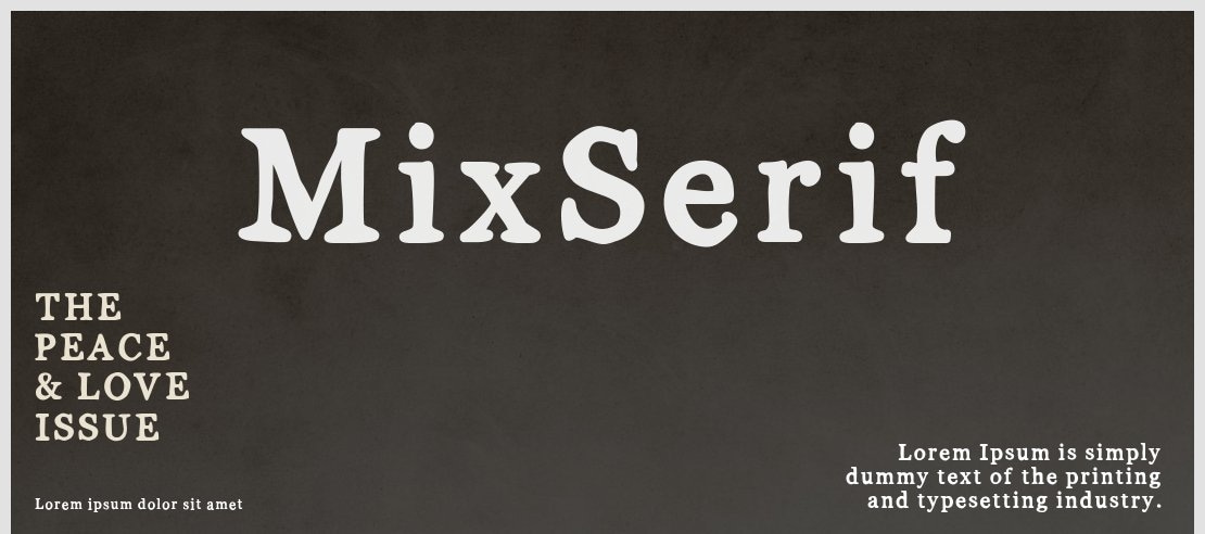 MixSerif Font