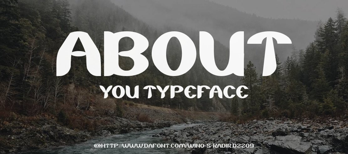 About you Font Family