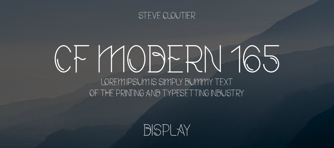 CF Modern 165 Font