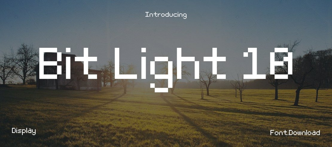 Bit Light 10 Font