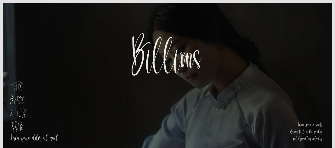 Billions Font