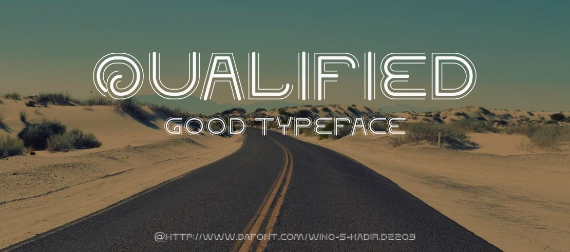 QUALIFIED GOOD Font Family