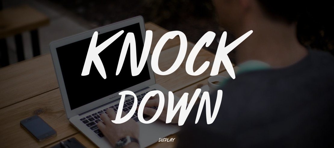 Knock Down Font