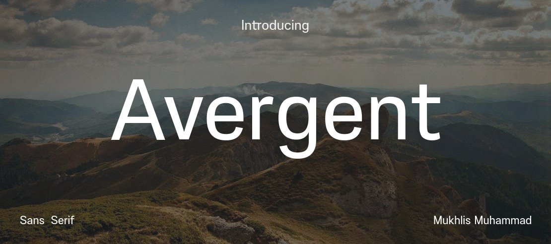 Avergent Font