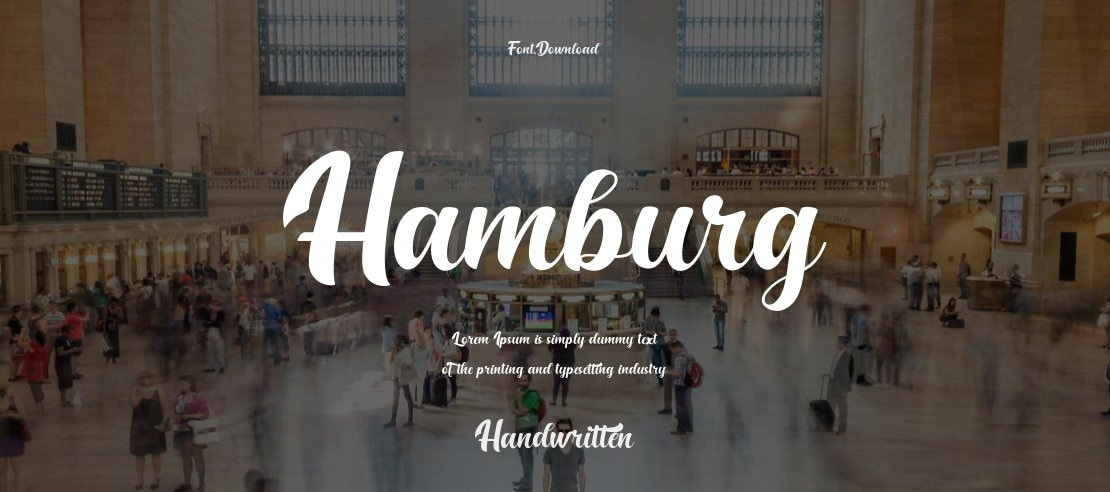 Hamburg Font