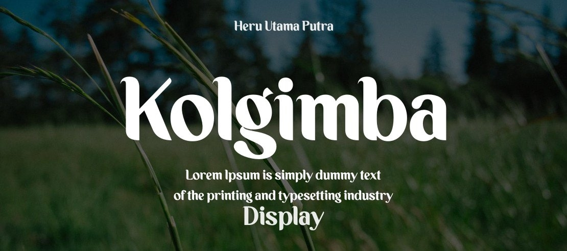 Kolgimba Font