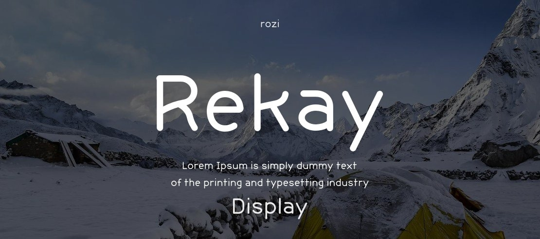 Rekay Font Family