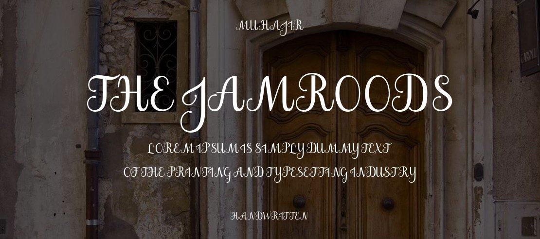 The Jamroods Font