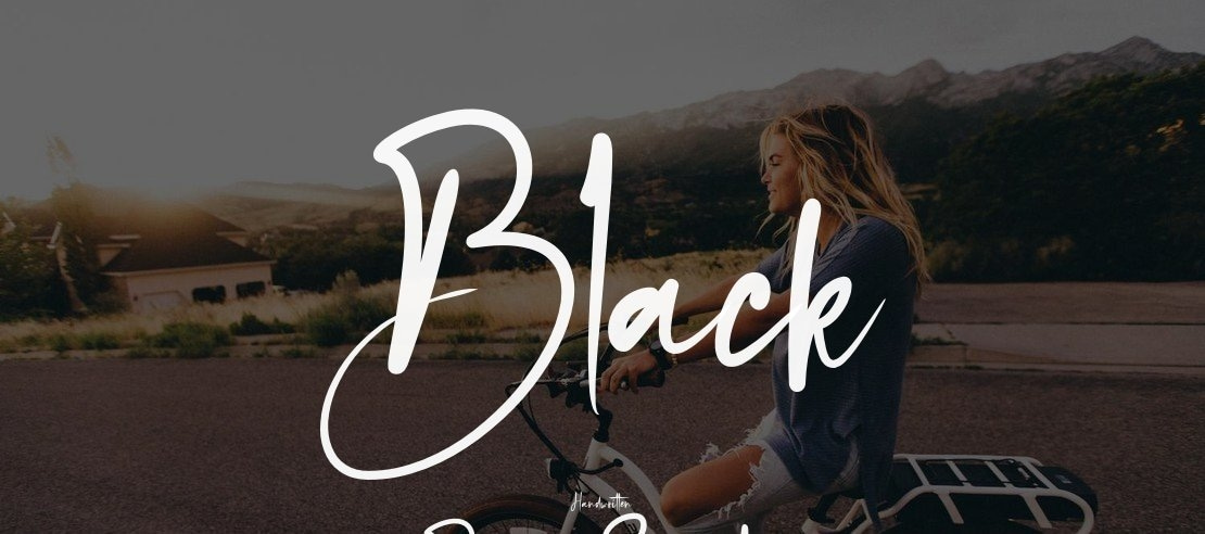 Black Bone Script Font