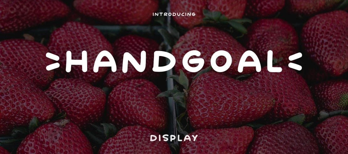 Handgoal Font