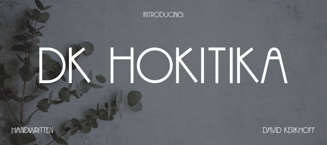 DK Hokitika Font