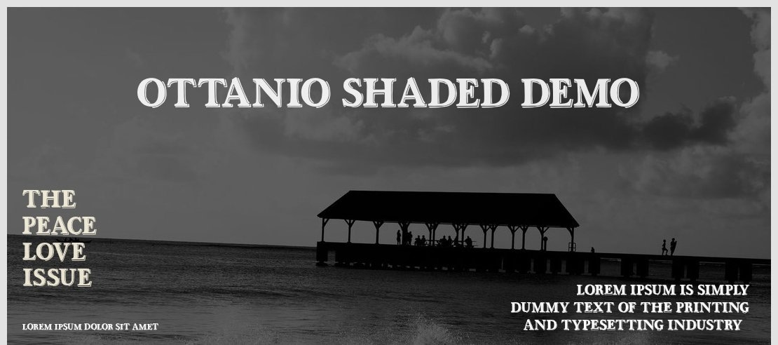 Ottanio Shaded DEMO Font