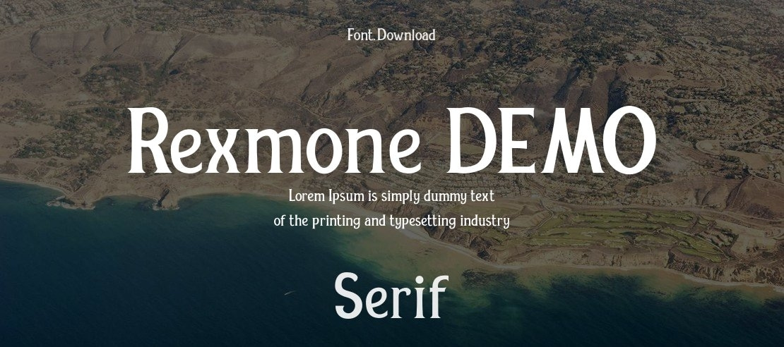 Rexmone DEMO Font Family