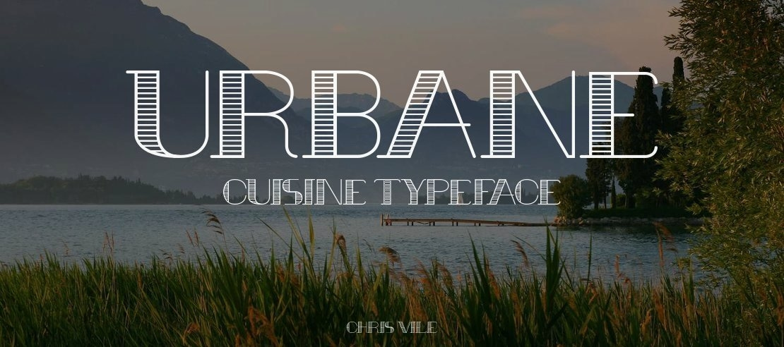 Urbane Cuisine Font