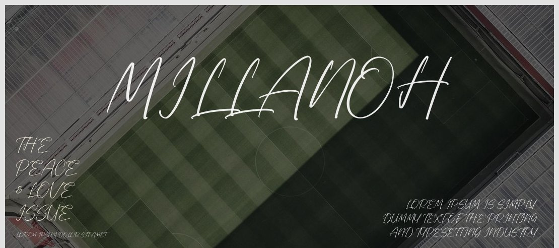 Millanoh Font