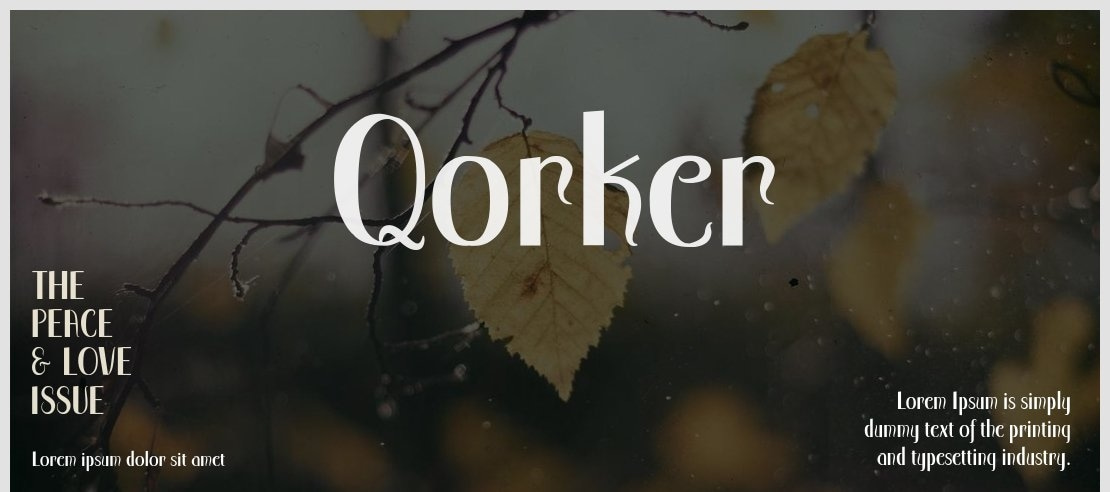 Qorker Font