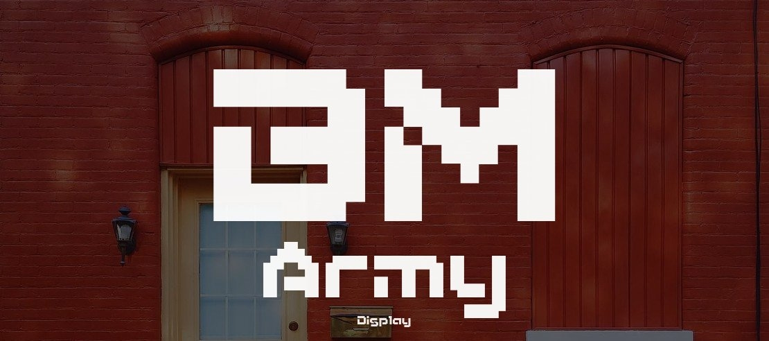 BM Army Font