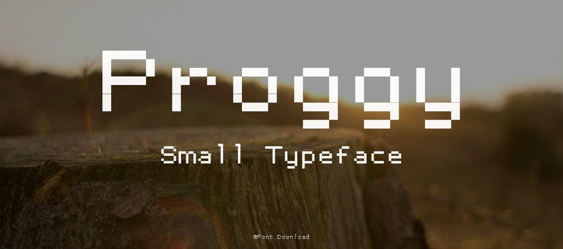 Proggy Small Font