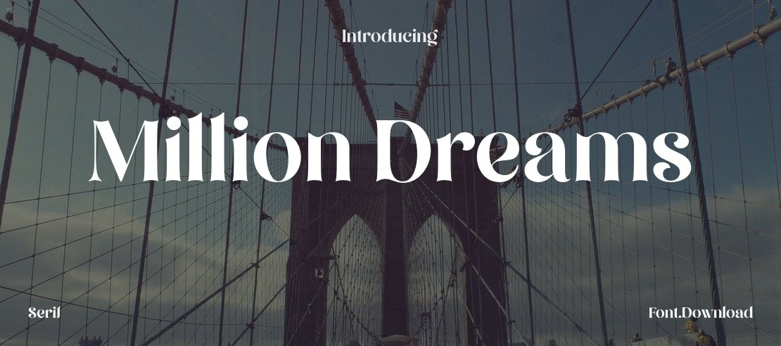 Million Dreams Font