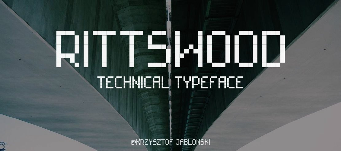 Rittswood Technical Font
