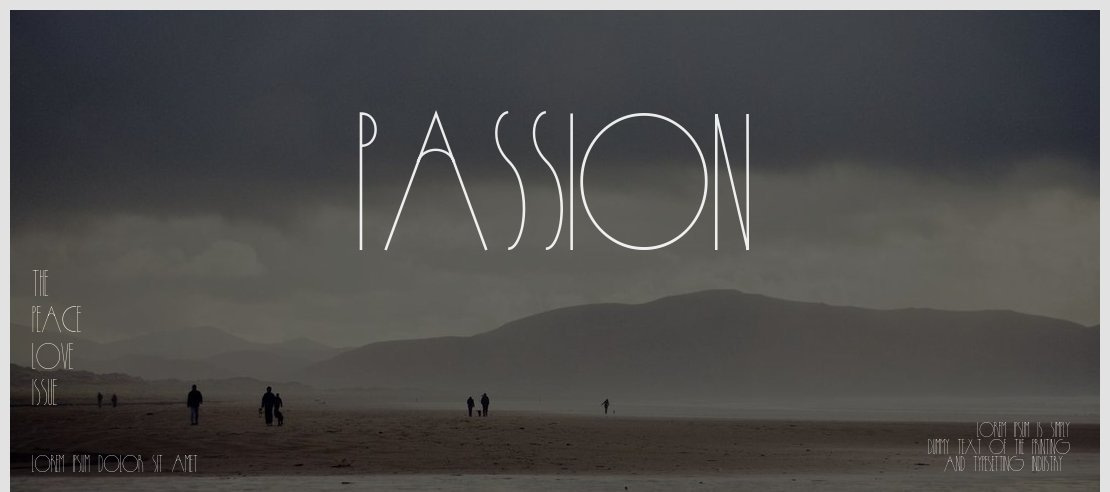 Passion Font